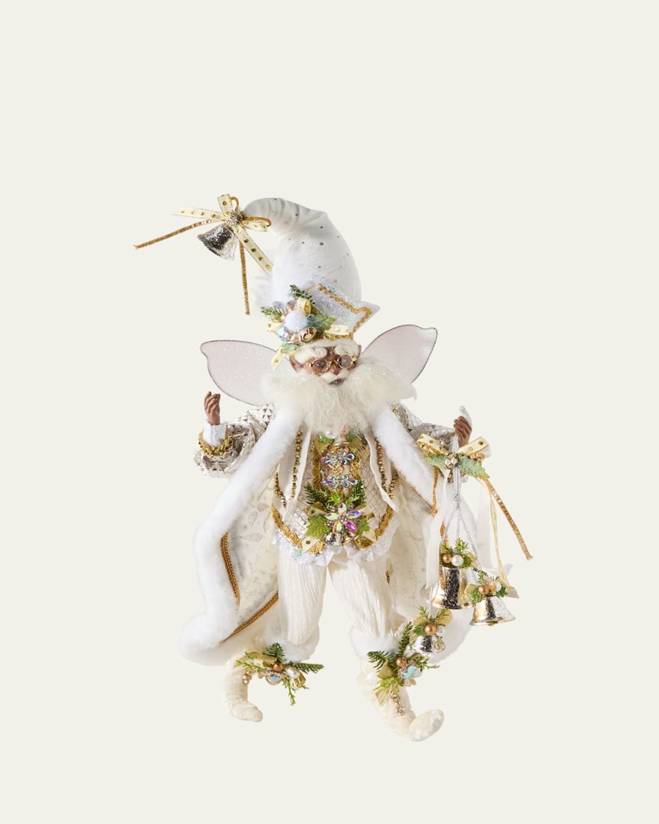 Medium African American Winter White Fairy Figurine